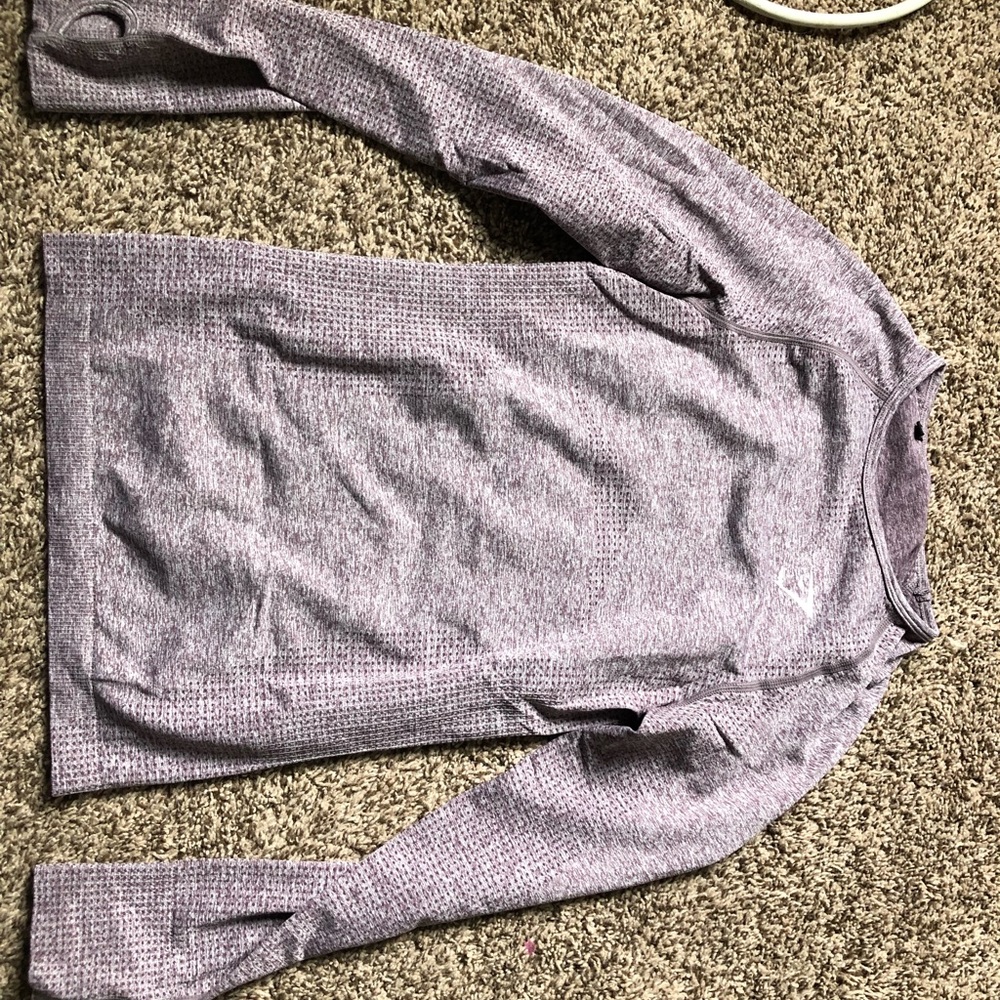 Seamless purple wash long sleeve
